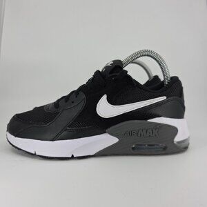 Nike Sneakers Kids Size 5Y Black White Gray Air Max Excee School Outdoor Comfy